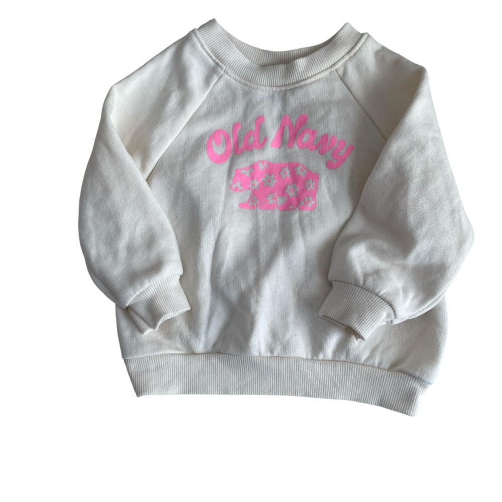 Old Navy Baby Girl Sweatshirt – Size 6–12 Months